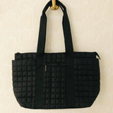 Quilted Nylon Tote Bag