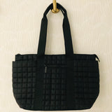 Quilted Nylon Tote Bag