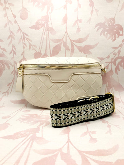 Basket Weave Fanny Bag