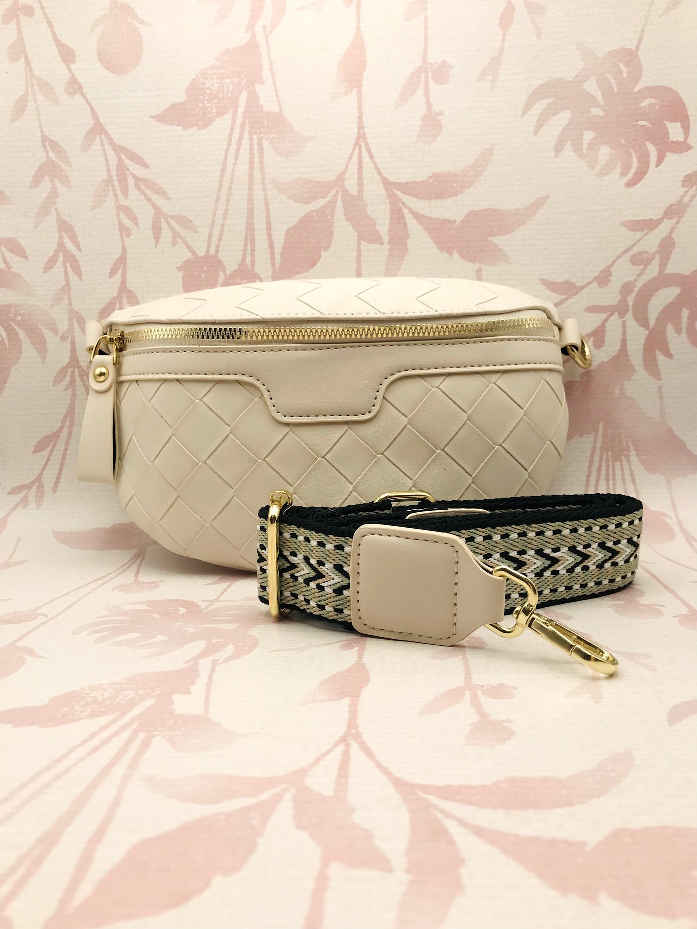 Basket Weave Fanny Bag