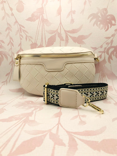Basket Weave Fanny Bag
