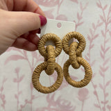 Hemp Rope Earring | Brown