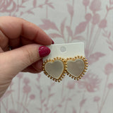 Heart Stud Earrings