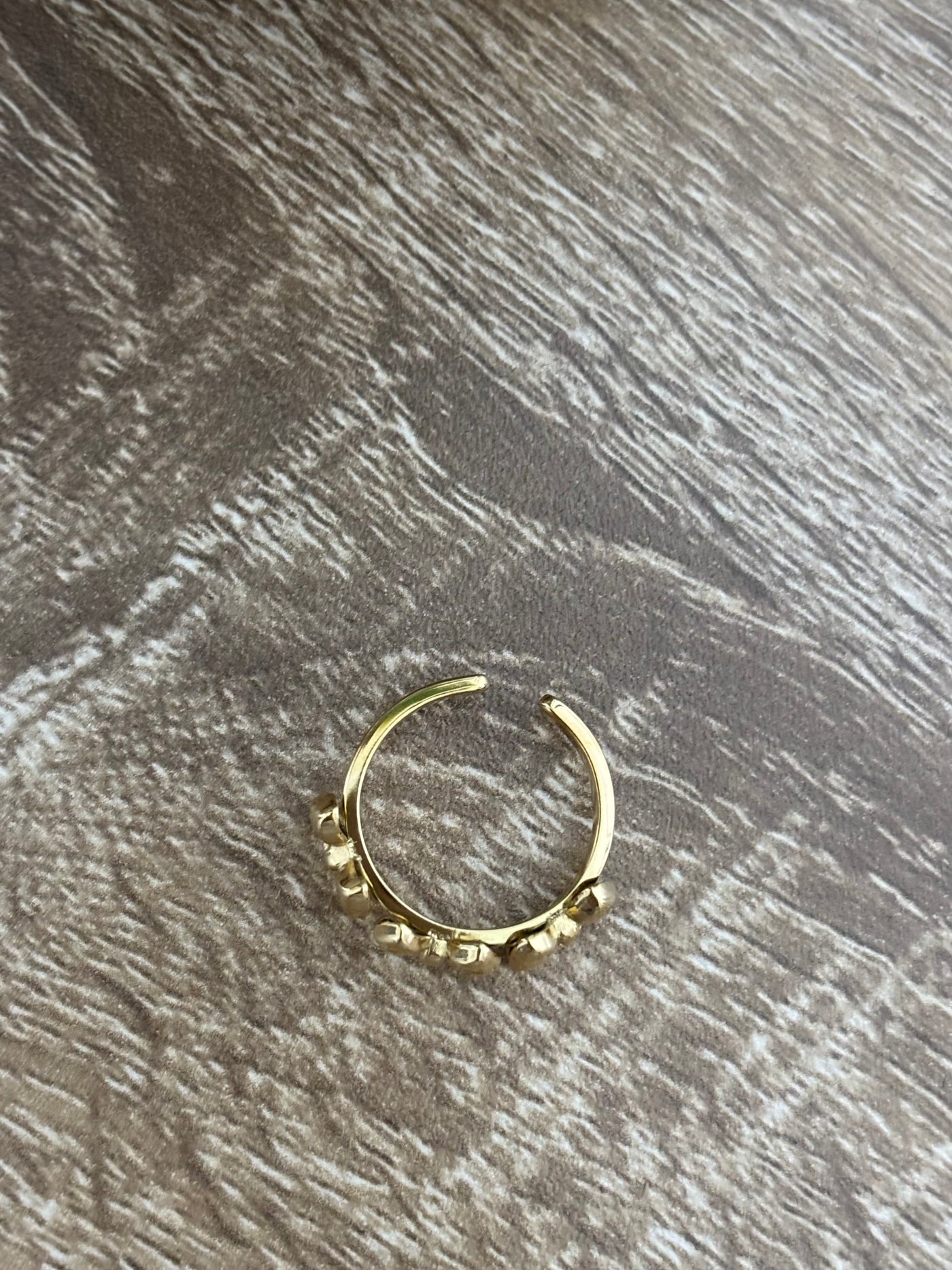 Gold Three Bow Ring