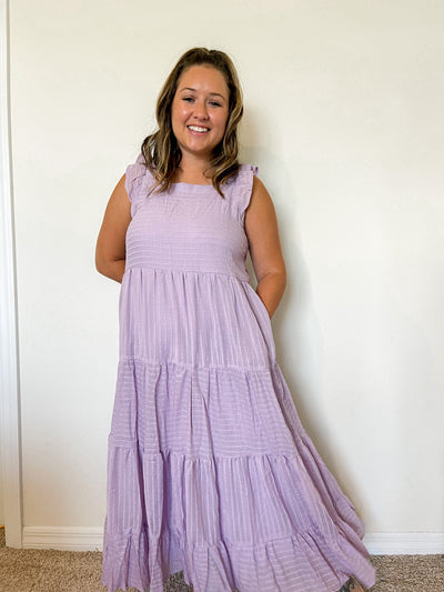 Oriana Ruffle Sleeve Dress