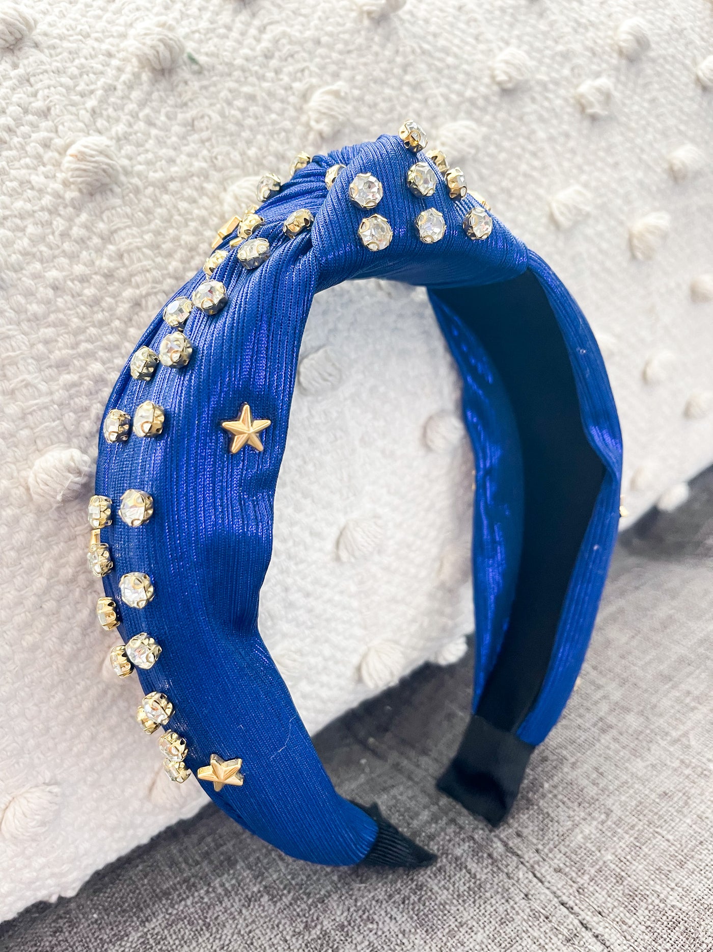 Rhinestone Star Headband | Blue