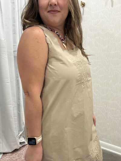 Scalloped Hem Dress