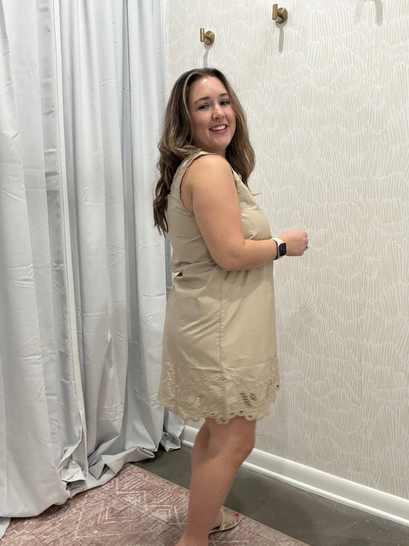 Scalloped Hem Dress