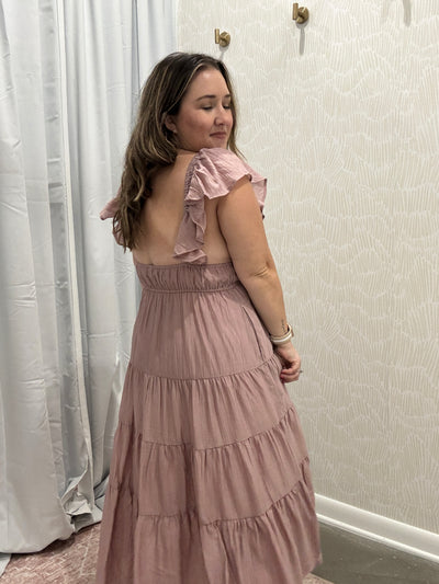 Tiered Midi Dress