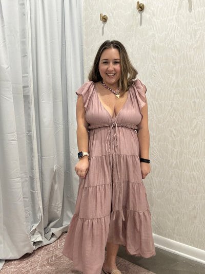 Tiered Midi Dress