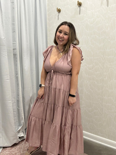 Tiered Midi Dress