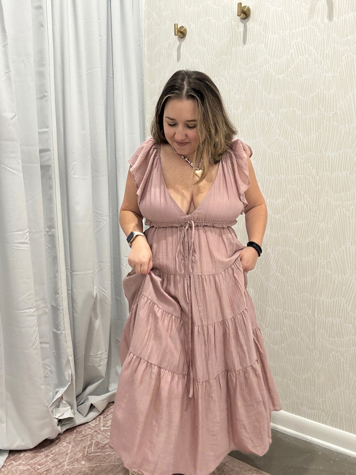 Tiered Midi Dress