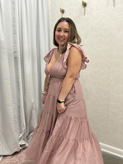 Tiered Midi Dress