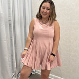 Pleated Romper