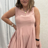 Pleated Romper