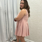 Pleated Romper