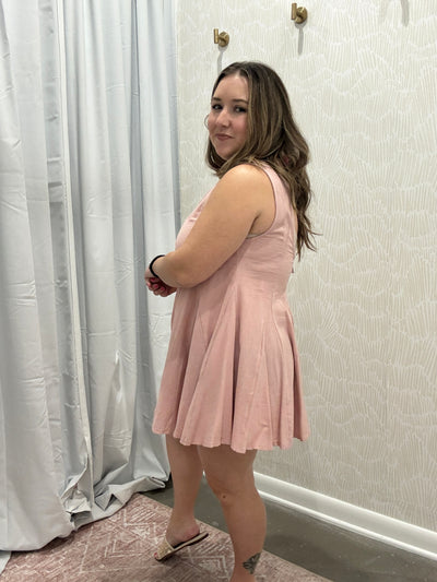 Pleated Romper