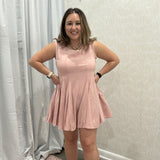 Pleated Romper