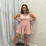 Pleated Romper