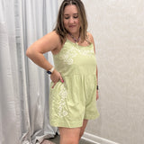 Samantha Embroidered Romper