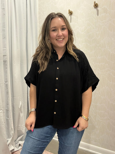 Linen Button Down Top