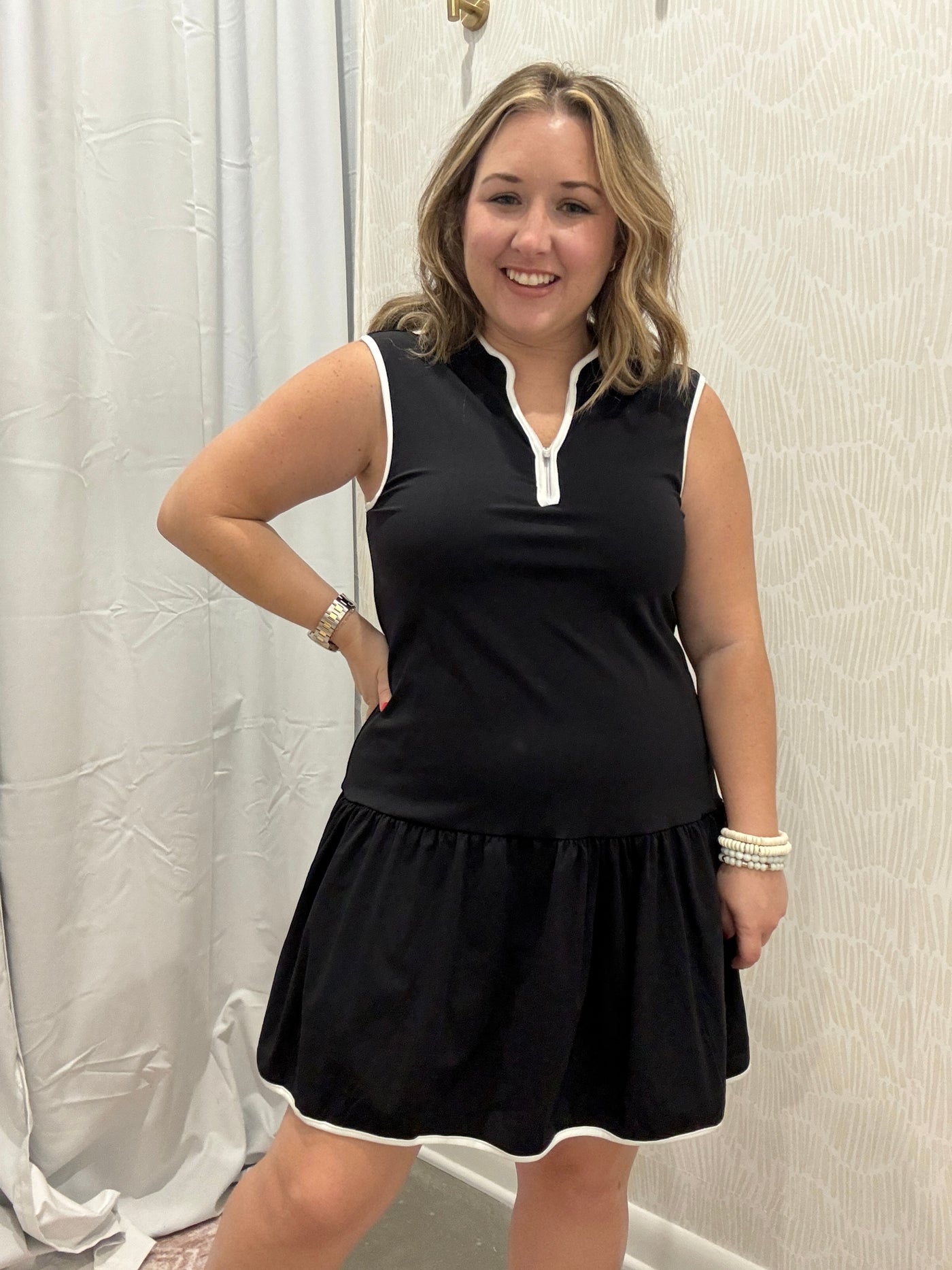 Vanessa Athletic Quarter Zip Dress
