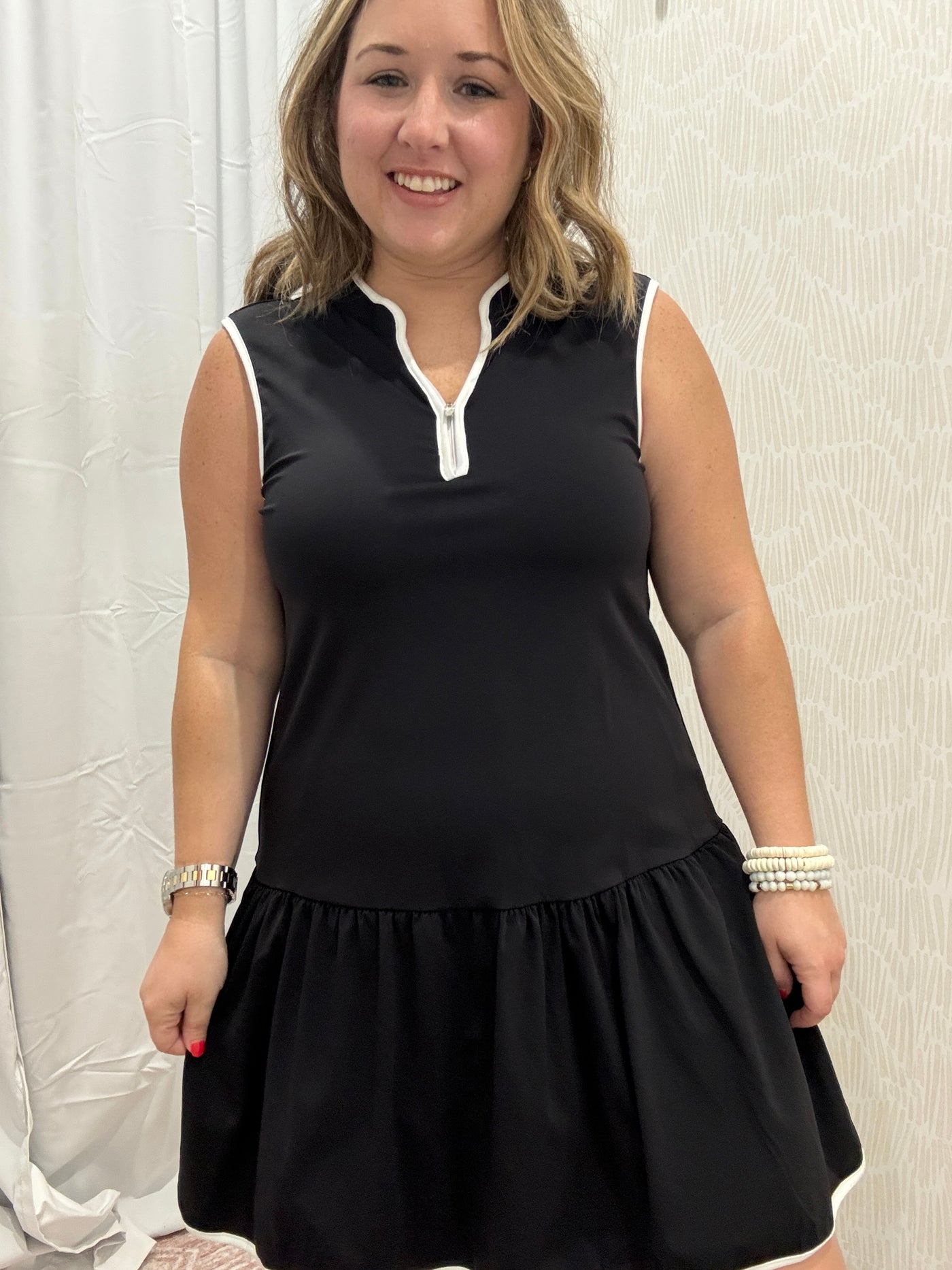 Vanessa Athletic Quarter Zip Dress