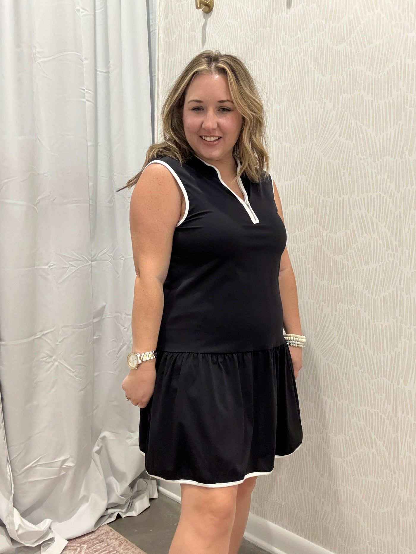 Vanessa Athletic Quarter Zip Dress