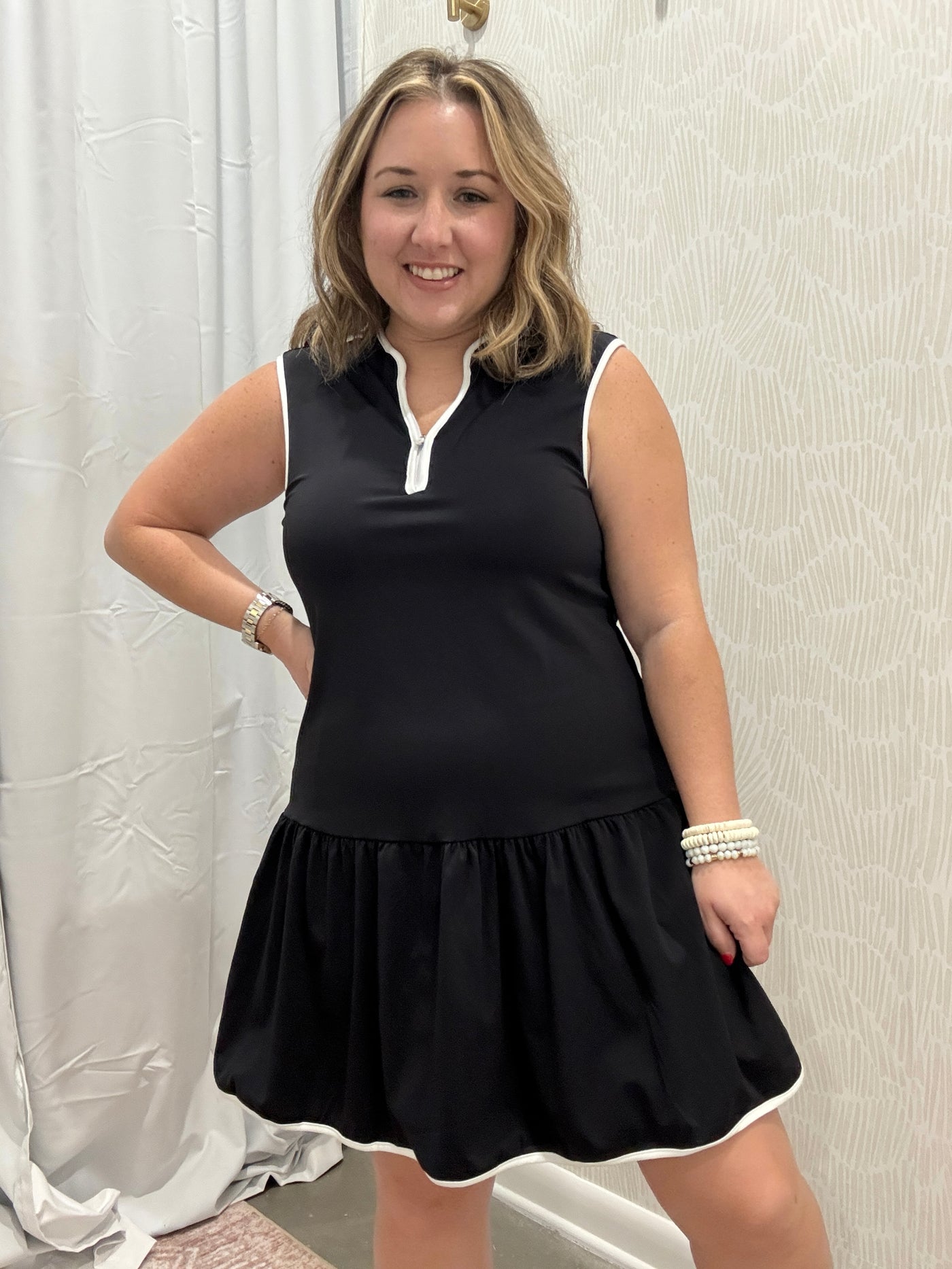Vanessa Athletic Quarter Zip Dress