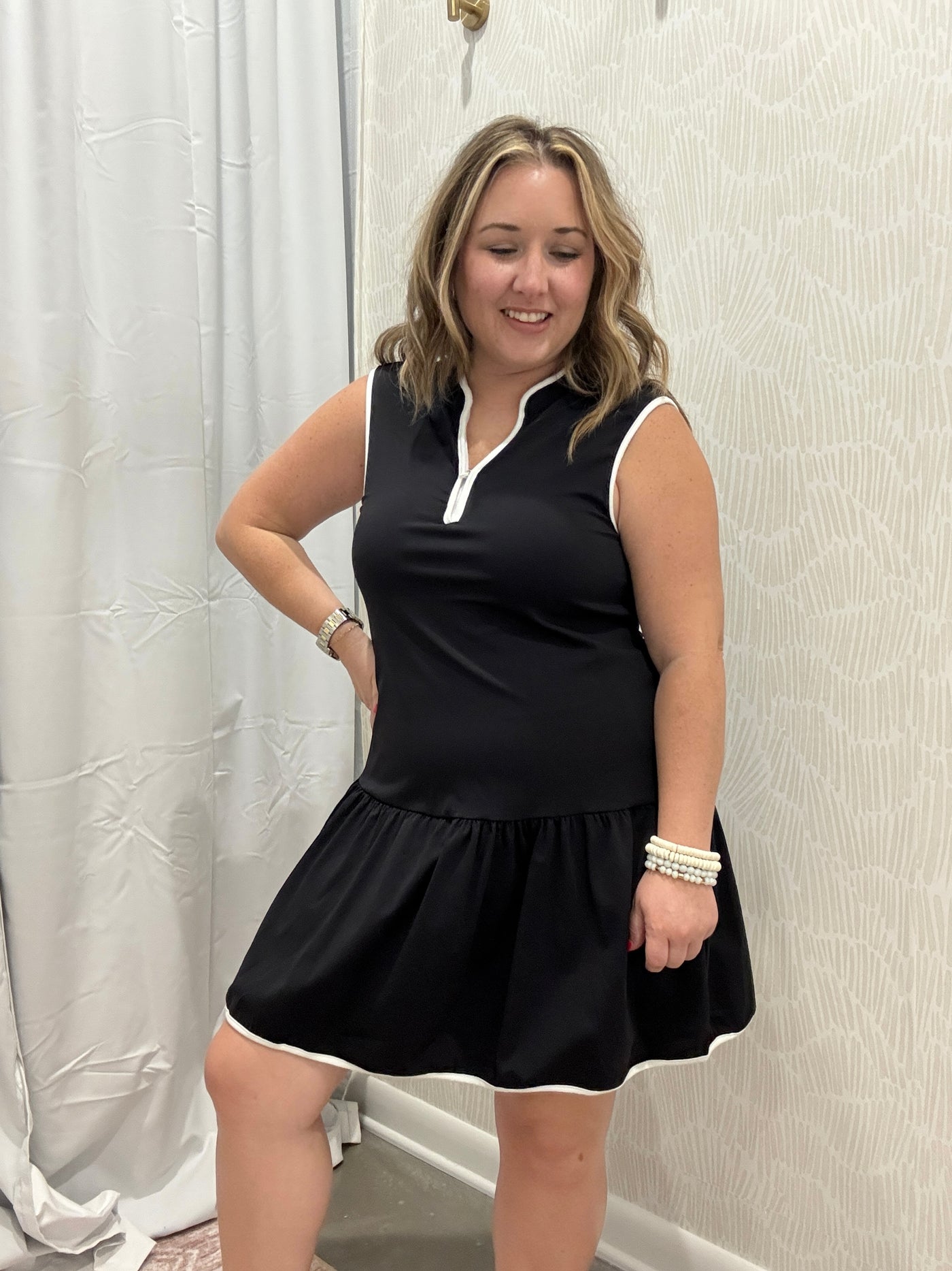 Vanessa Athletic Quarter Zip Dress