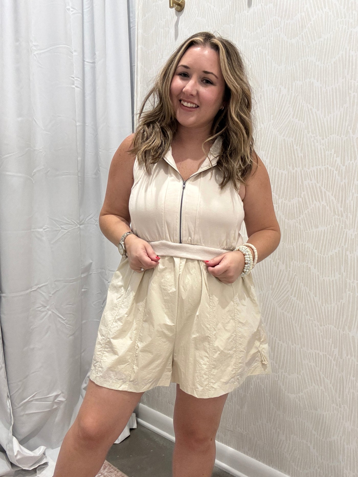 Sabrina Hooded Athletic Romper