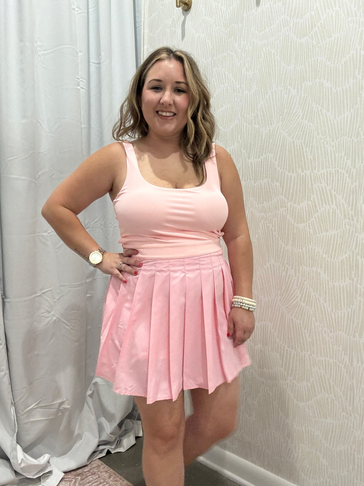 Penelope Pleated Athletic Dress