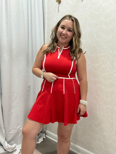 Millie Half Zip Cropped Athletic Top