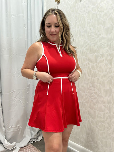 Millie Half Zip Cropped Athletic Top