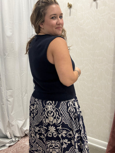 Rachel Raw Edge Cardigan Vest Top