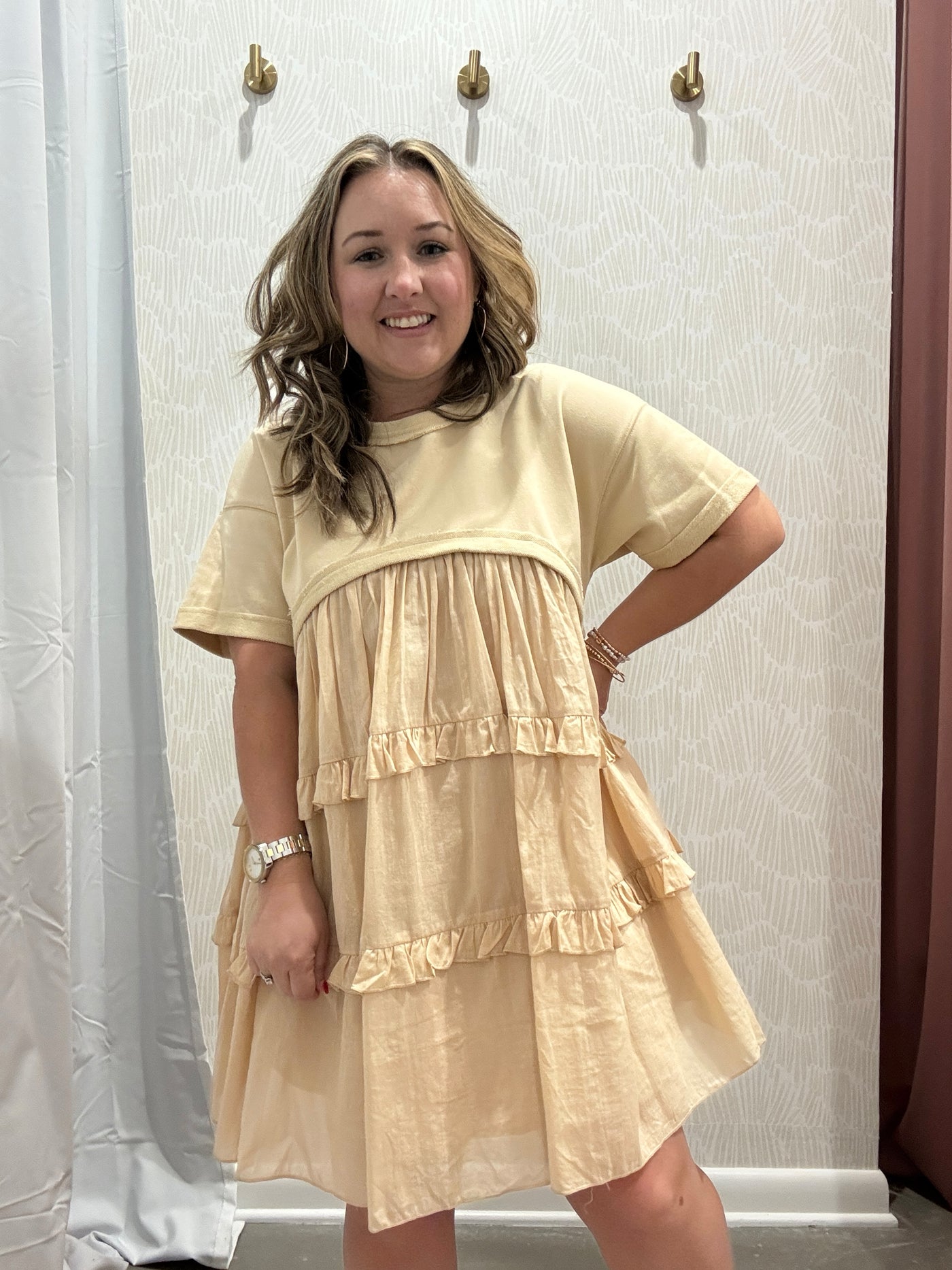 Layne Ruffle Babydoll Dress