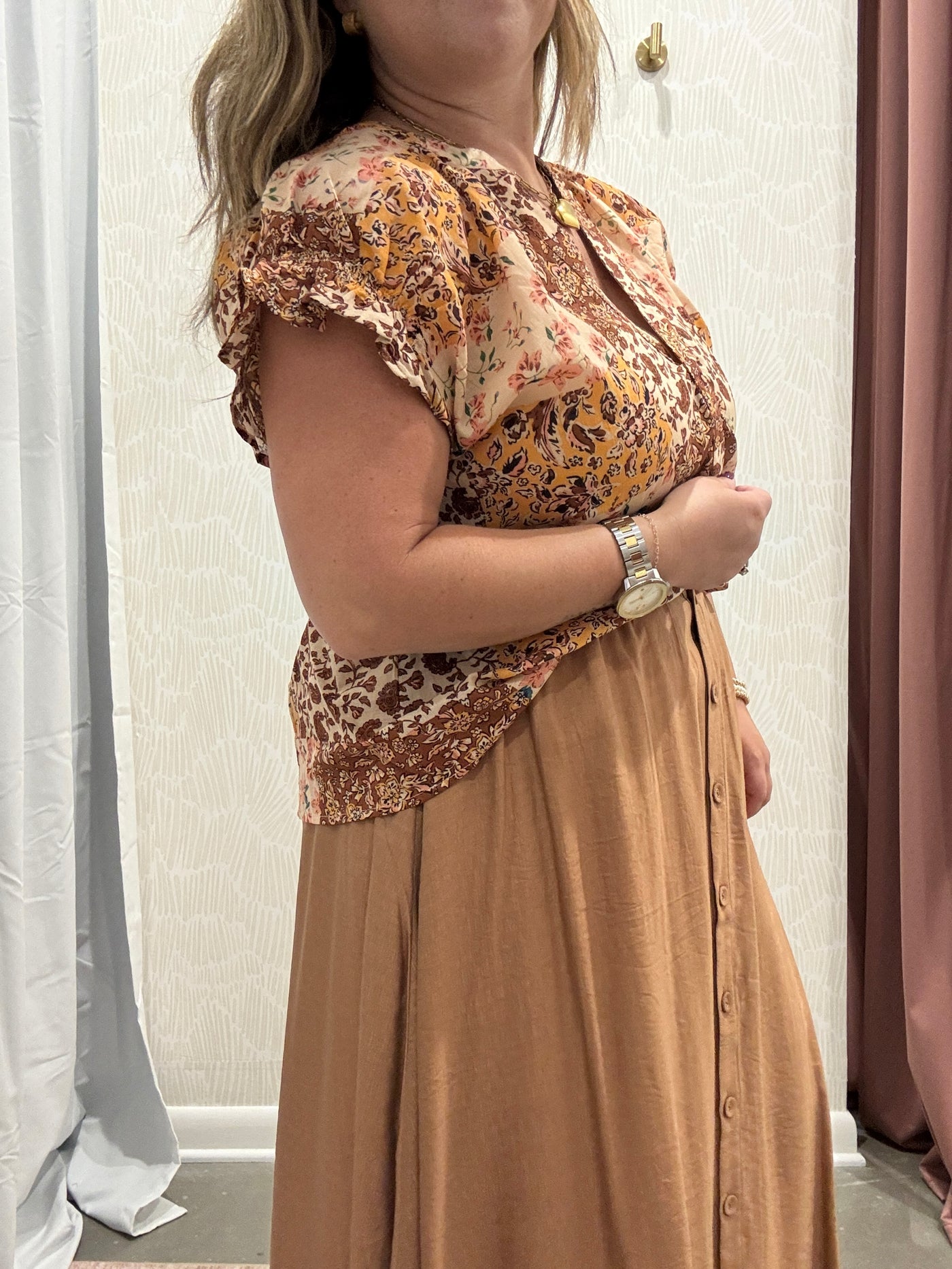 Lorelei Flutter Sleeve Blouse