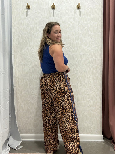 Leopard Relaxed Fit Pants