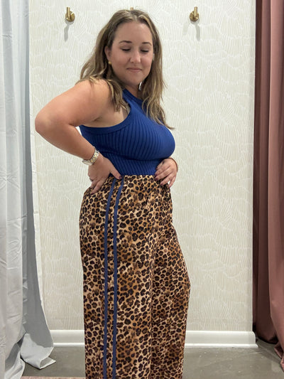 Leopard Relaxed Fit Pants