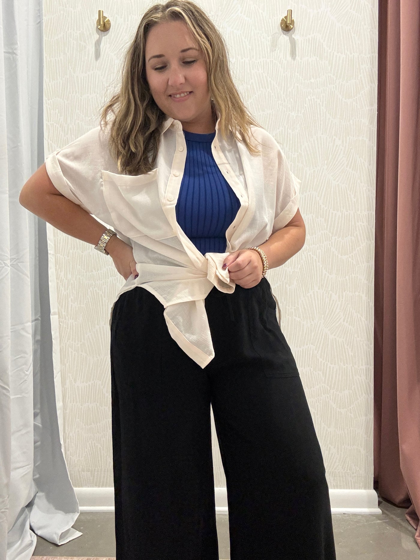 Bailey Oversized Button Down Top