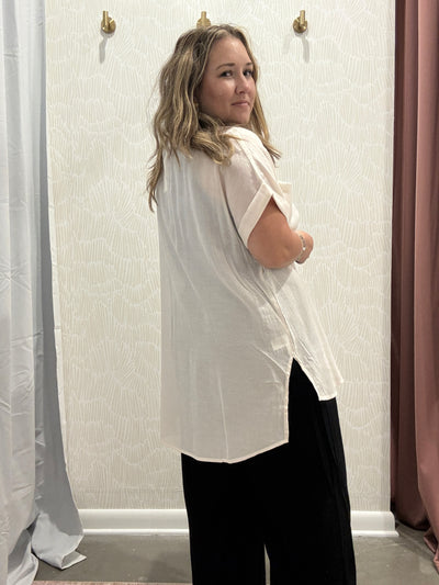 Bailey Oversized Button Down Top