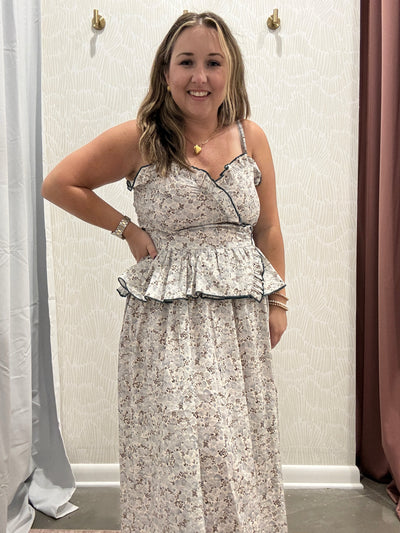 Taylor Spaghetti Strap Midi Dress
