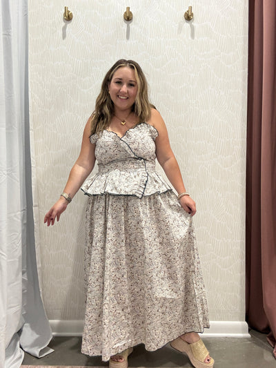 Taylor Spaghetti Strap Midi Dress