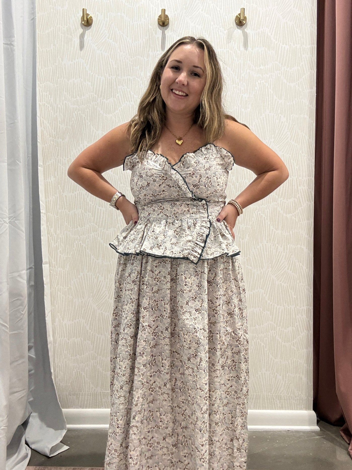 Taylor Spaghetti Strap Midi Dress