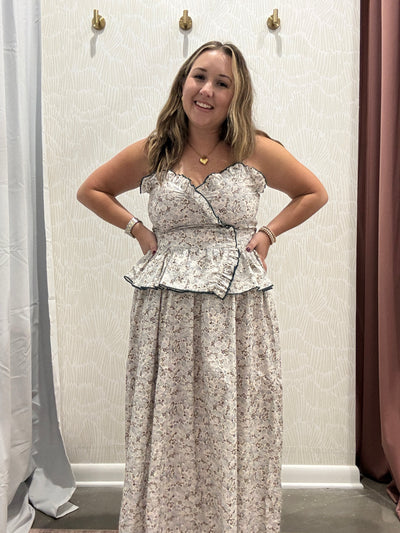 Taylor Spaghetti Strap Midi Dress