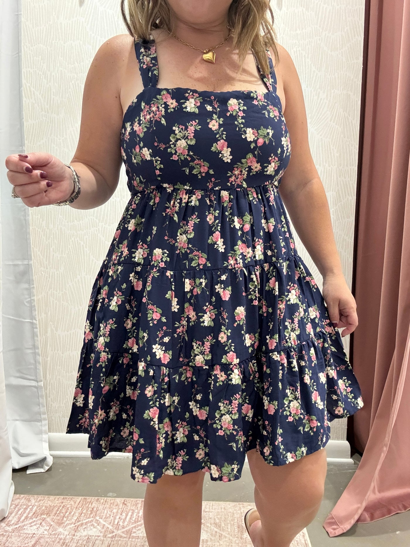  Floral Mini Dress