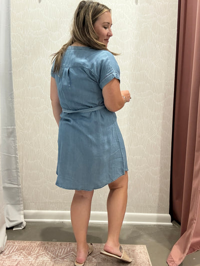 Molly Chambray Mini Dress