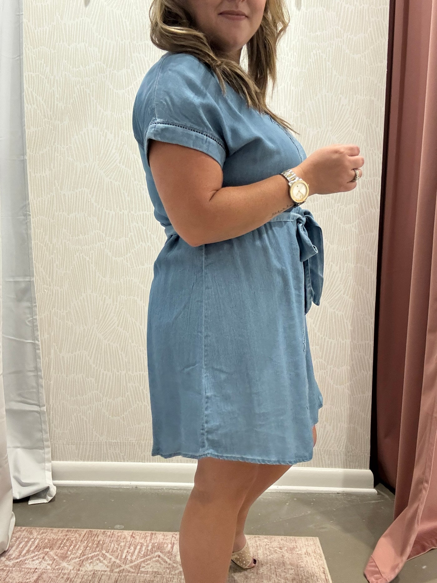 Molly Chambray Mini Dress