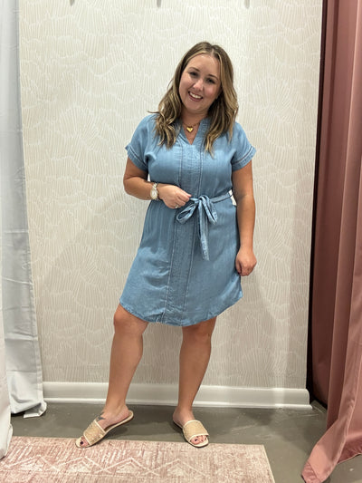 Molly Chambray Mini Dress