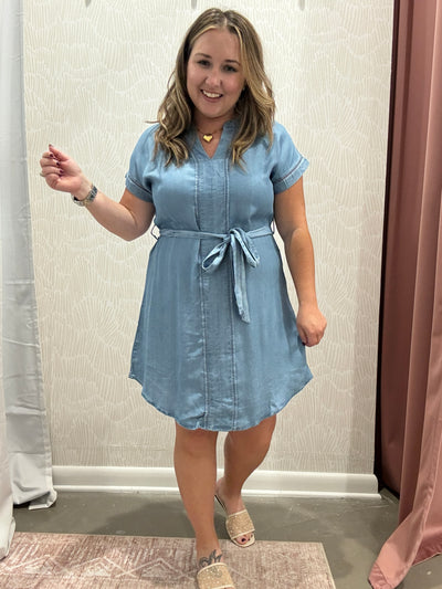 Molly Chambray Mini Dress
